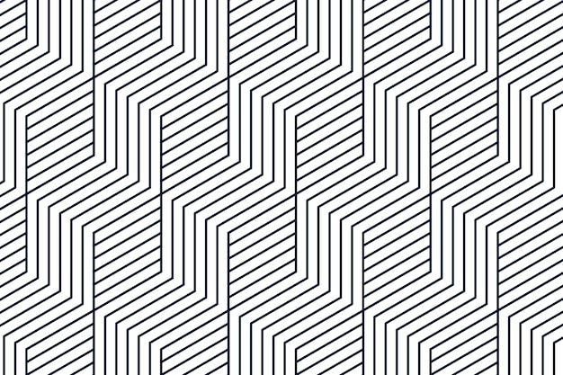 Free Vector linear flat abstract lines pattern