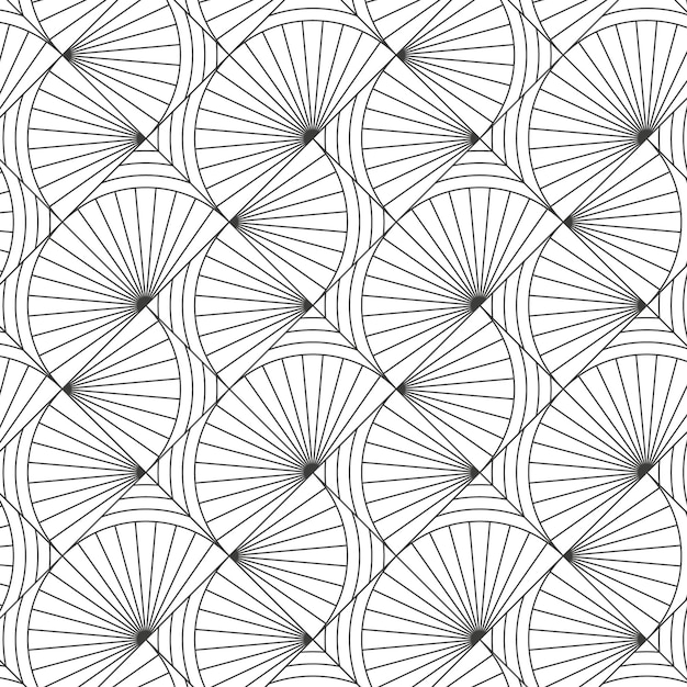 Linear flat abstract lines pattern