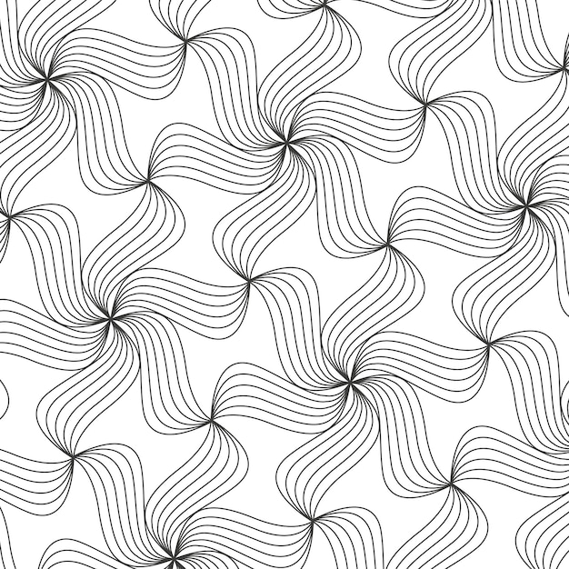 Free vector linear flat abstract lines pattern