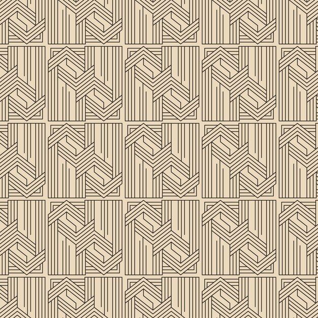 Linear flat abstract lines pattern