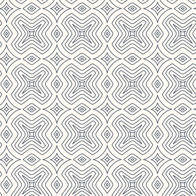 Linear flat design abstract lines pattern