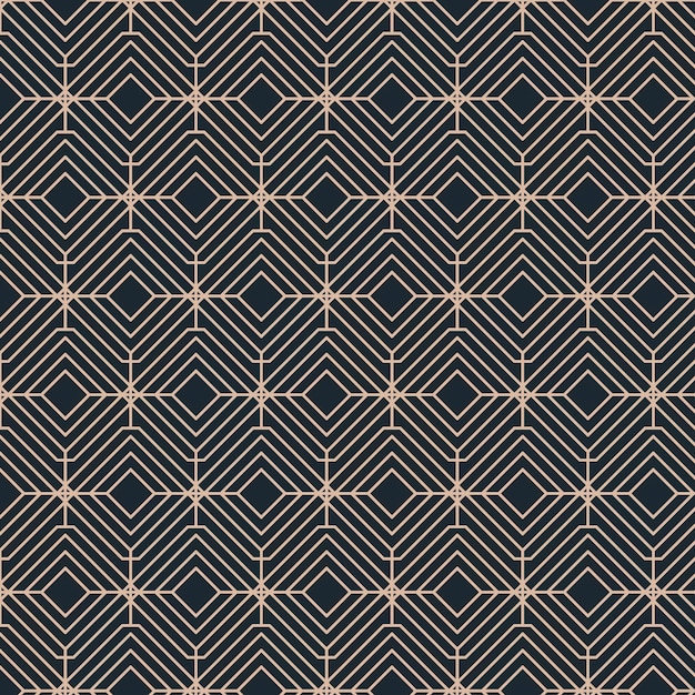 Linear flat design abstract lines pattern