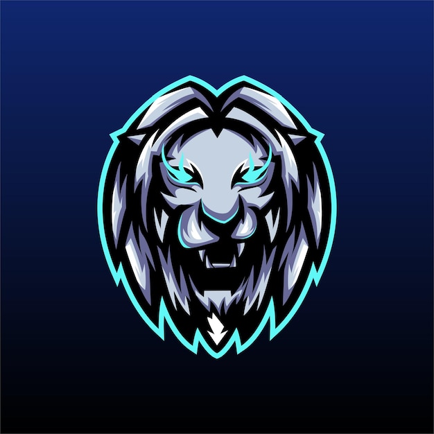 Lion mascot illustration