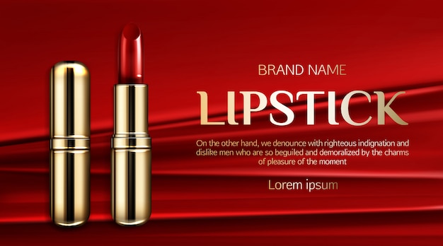 Lipstick promo banner