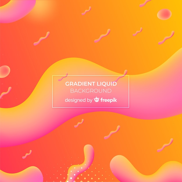 Liquid shapes background