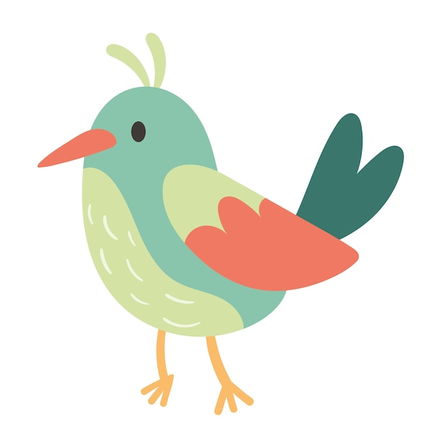 Free Vector little blue bird