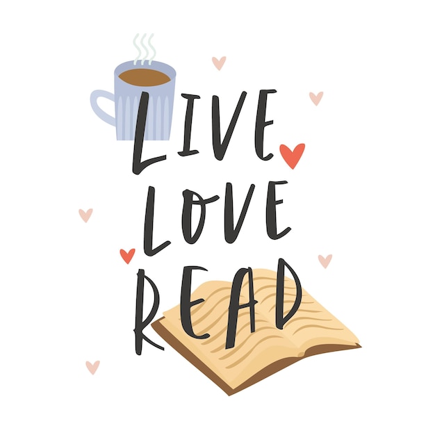 Live love read Lettering