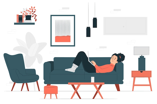 Living room concept illustration