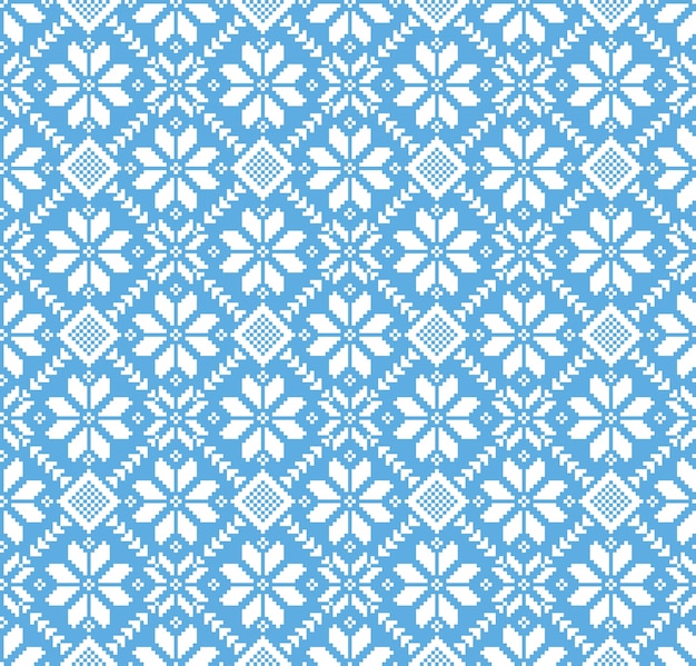 llustration of Ukrainian folk seamless pattern ornament