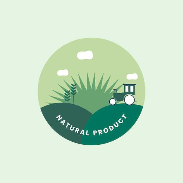 Free Vector logo of organic natural product