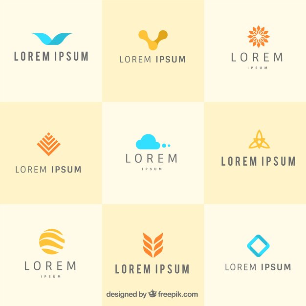 Logo template set