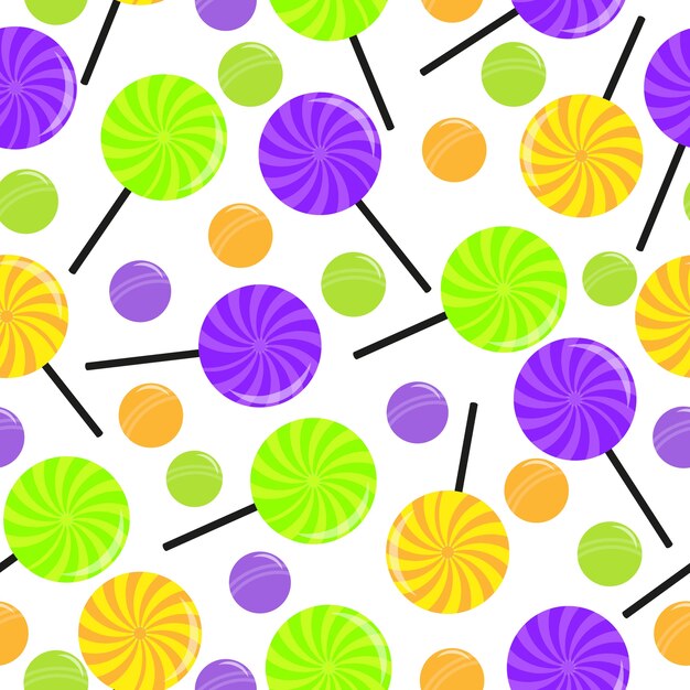 Lolipop pattern background