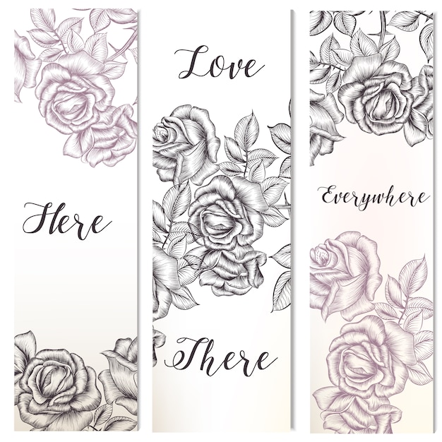 Love banners collection