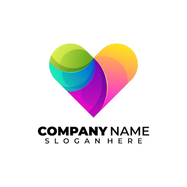 Love colorful logo