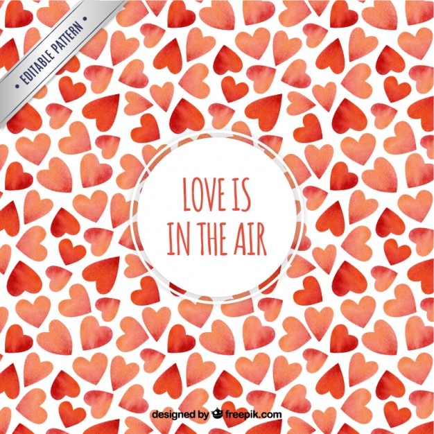 Free Vector love is in the air pattern