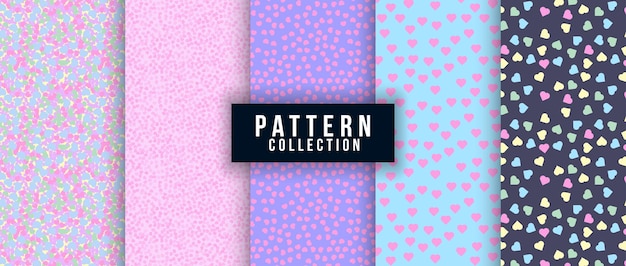 Free Vector love seamless pattern