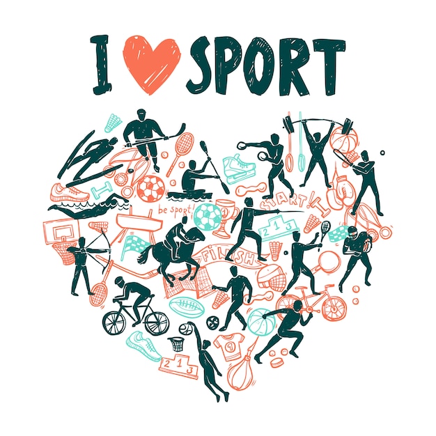 Love Sport Concept