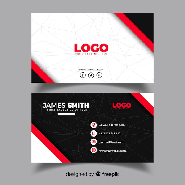 Lovely business card template