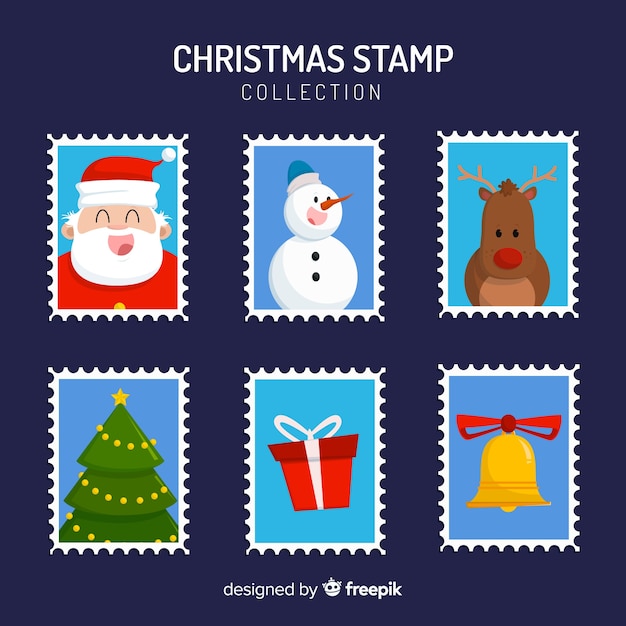 Lovely christmas stamp collection