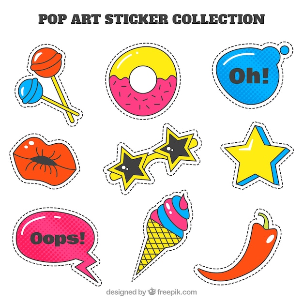 Lovely pack of hand drawn stickers