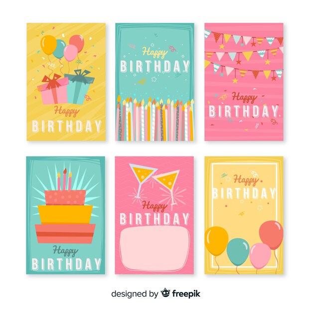 Lovely set of birthday cards