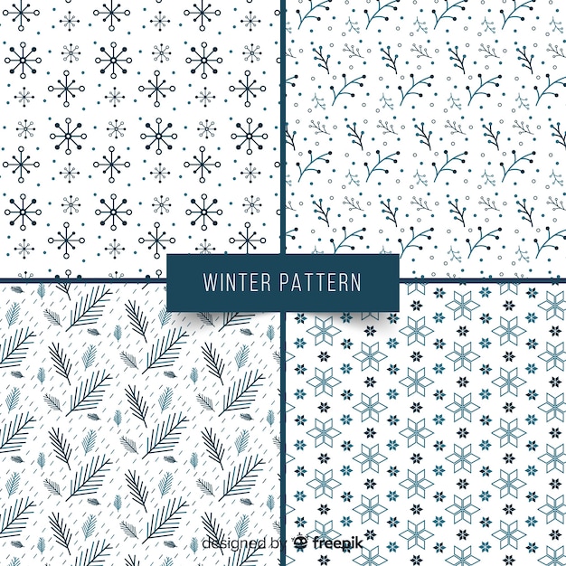 Lovely set of winter patterns