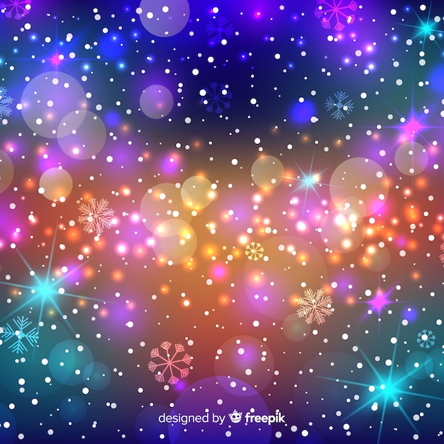 Lovely sparkling christmas background