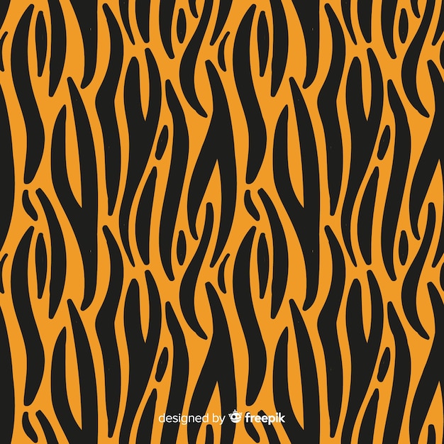 Free Vector lovely tiger skin pattern