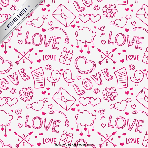 Lovely valentine pattern