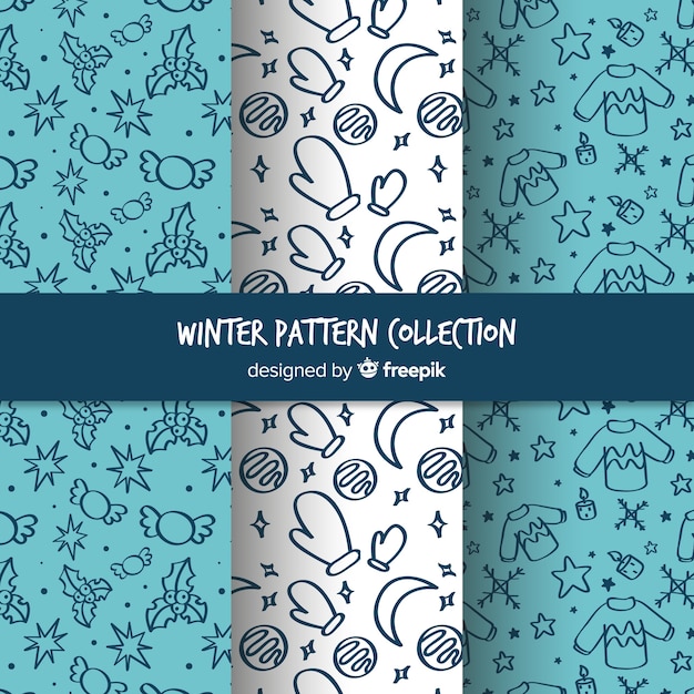 Lovely winter pattern collectio