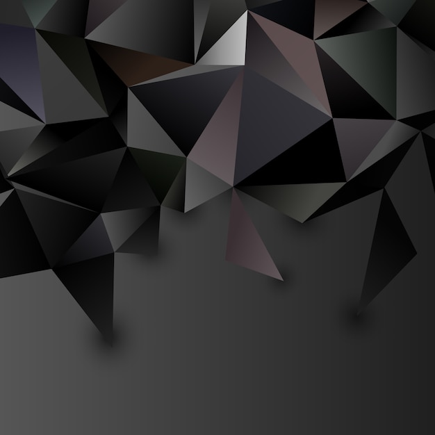 Free Vector low poly abstract futuristic background