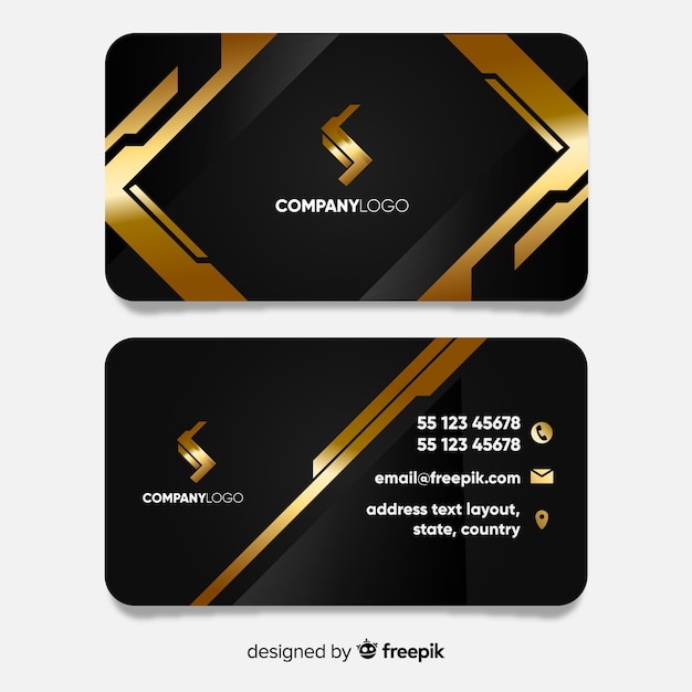 Luxurious business card