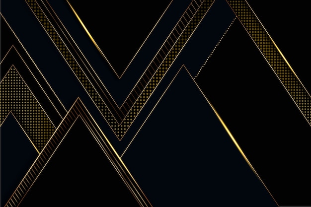 Luxurious screensaver with golden details