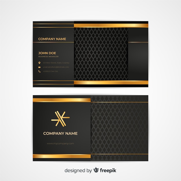 Luxury business card template