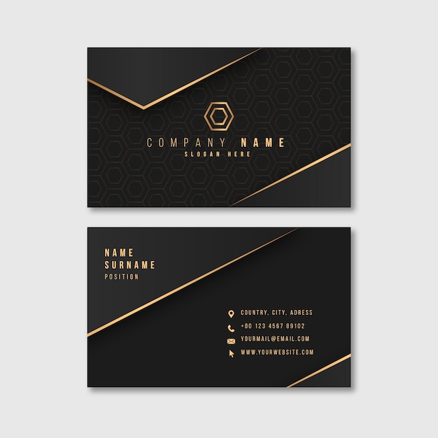 Luxury business card template