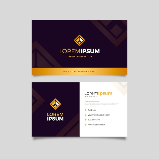 Luxury business card template