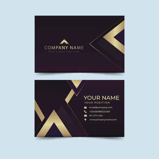 Luxury business card template