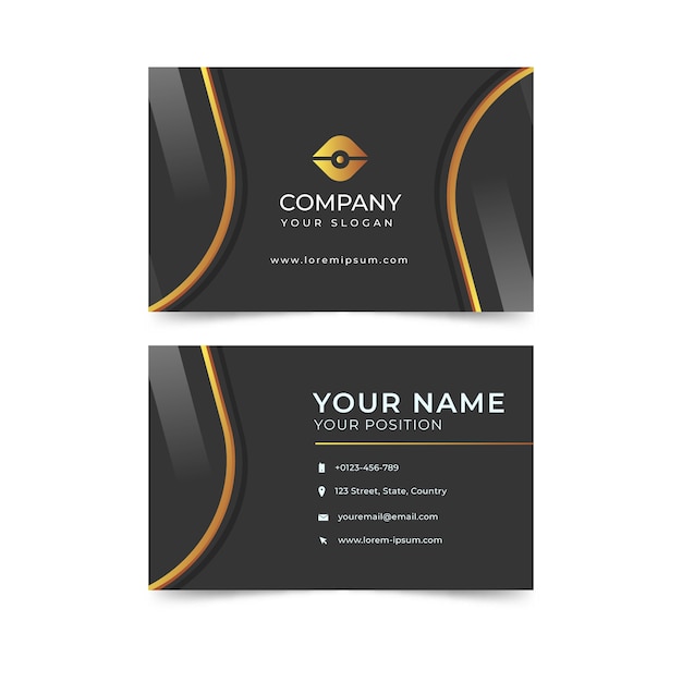 Luxury business card template