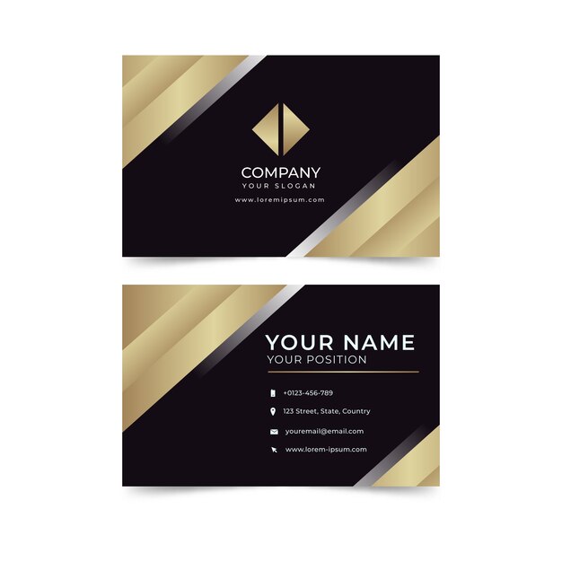 Luxury business card template