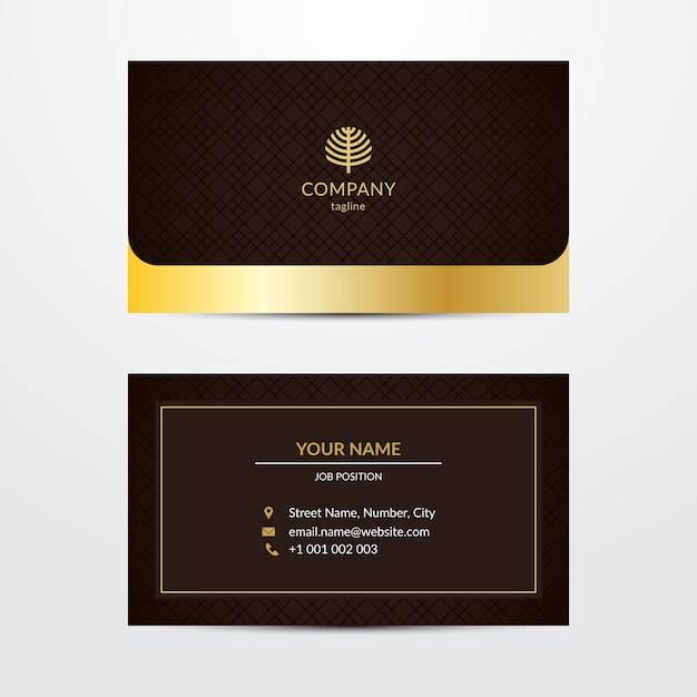 Luxury business card template