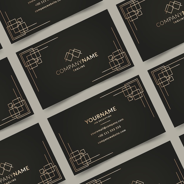 Luxury business card template