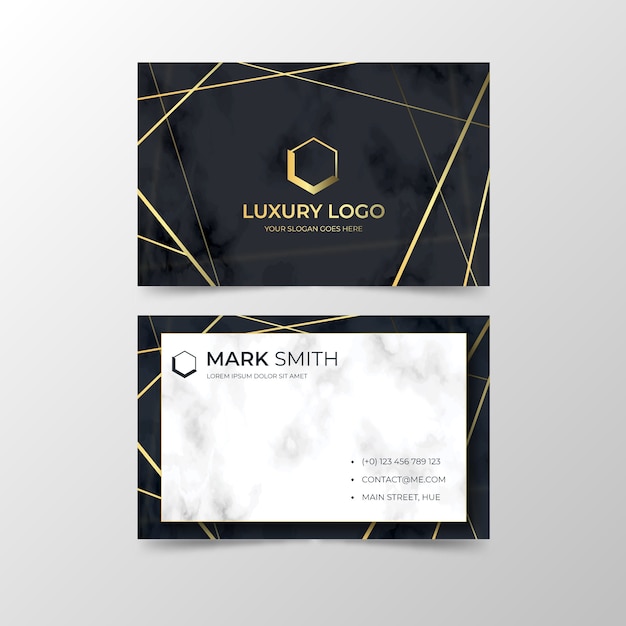 Luxury business card template