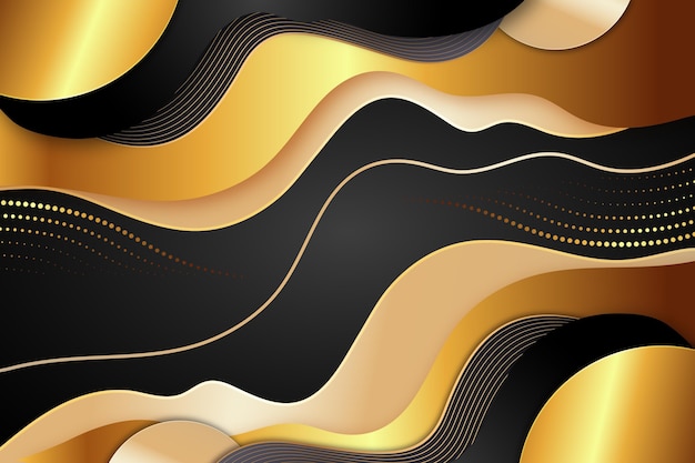 Luxury golden detailed background