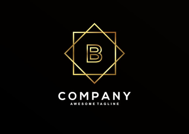 Luxury Letter B logo design collection