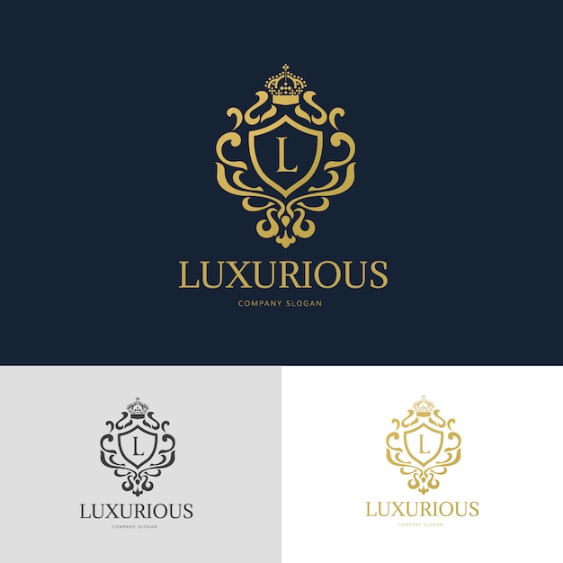 Luxury logo template