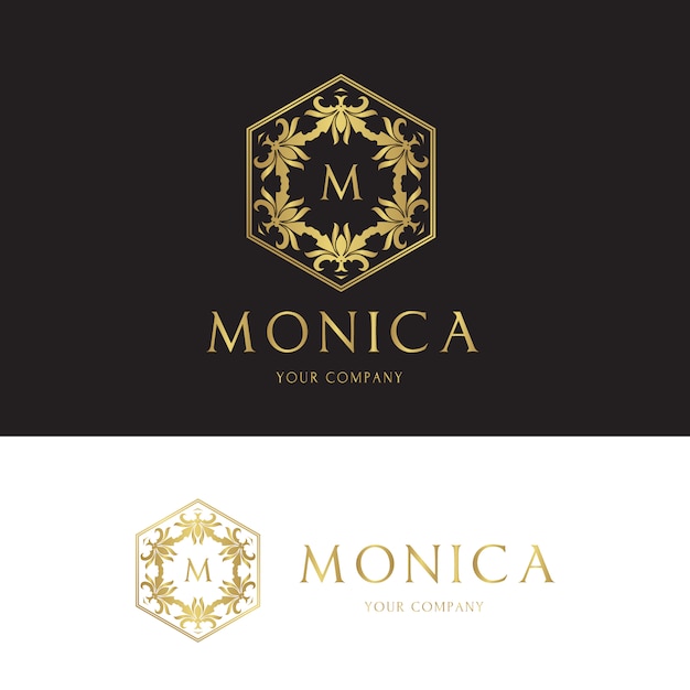 Free Vector luxury logo template