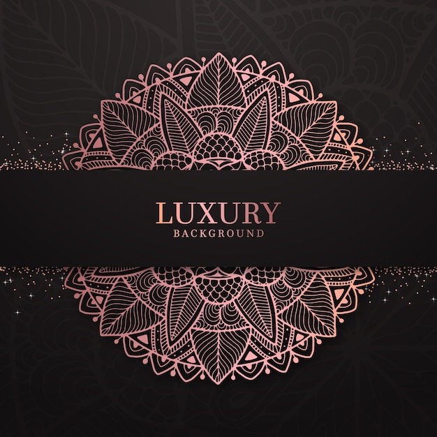 Luxury mandala background