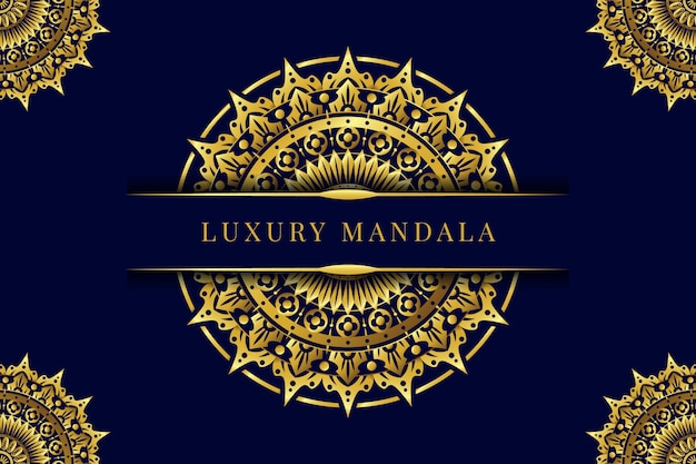 Free Vector luxury mandala wallpaper