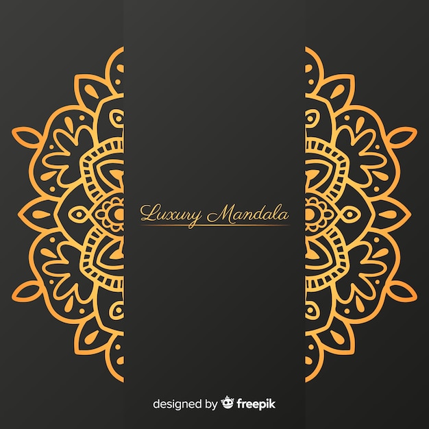 Free Vector luxury mandala