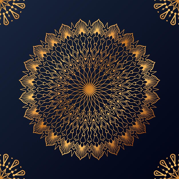 Luxury ornamental mandala design background